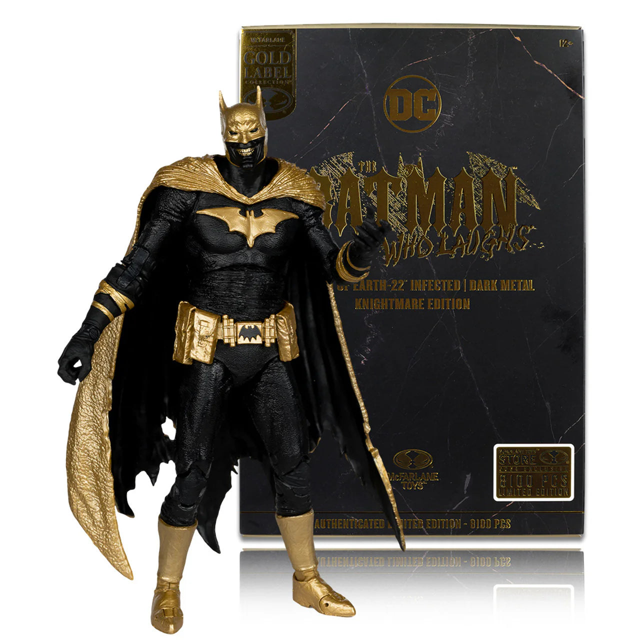 DC Multiverse The Batman Who Laughs Easth-22 Infected Dark Metal Knightmare Edition Action Figure