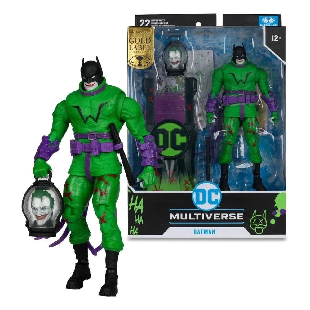 McFarlane DC Multiverse Batman (Batman: Last Knight on Earth) Jokerized Gold Label Figure