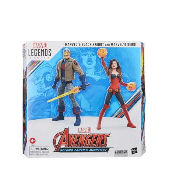 Marvel Legends Series: Marvel's Black Knight and Marvel's Sersi (Avengers 60th Anniversary)