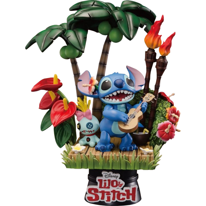 Lilo & Stitch - Stitch & Scrump D-Stage 6" PVC Diorama Statue