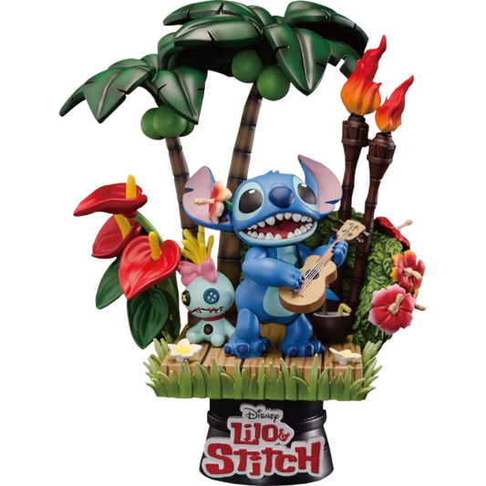 Lilo & Stitch - Stitch & Scrump D-Stage 6" PVC Diorama Statue