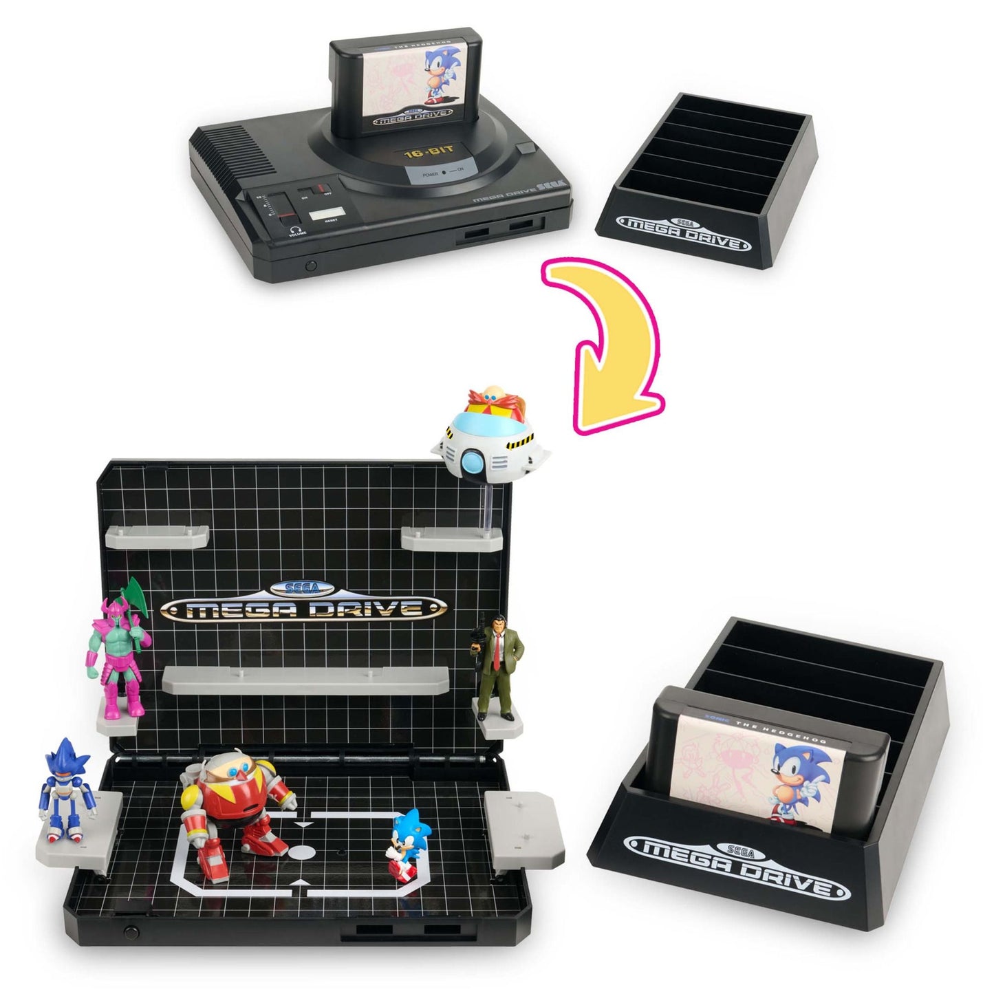 Console Heroes Sega Mega Drive Supervillain Bundle Diorama