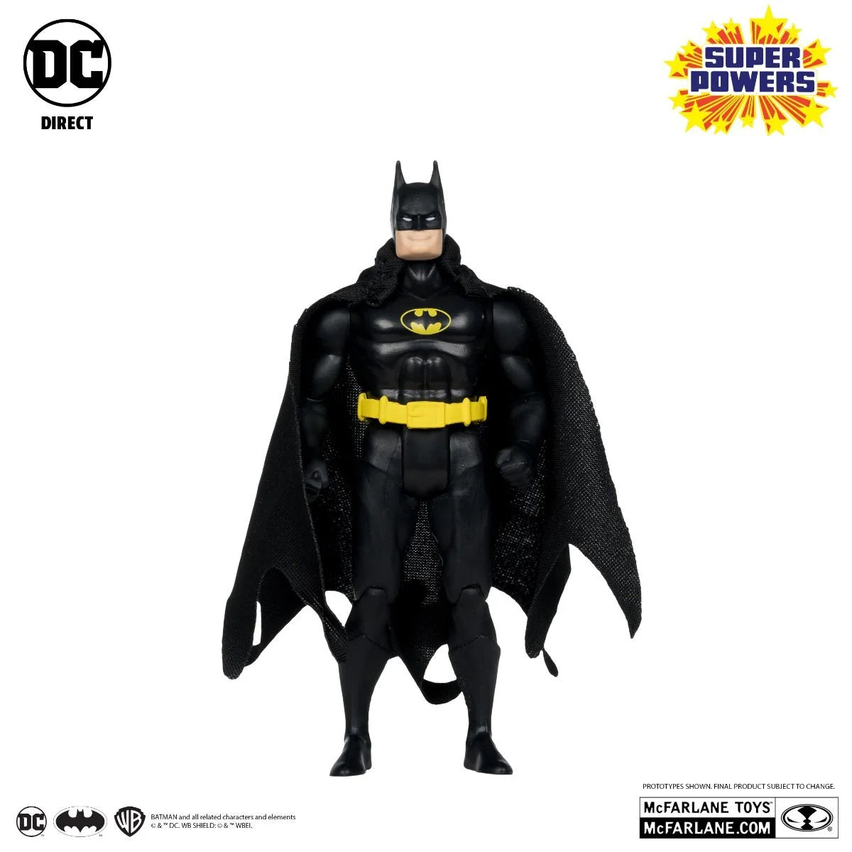 DC Direct Super Powers Gold Label Batman with Batwing & Whirlybat Black Suit 4.5 Inch Figure Multipack