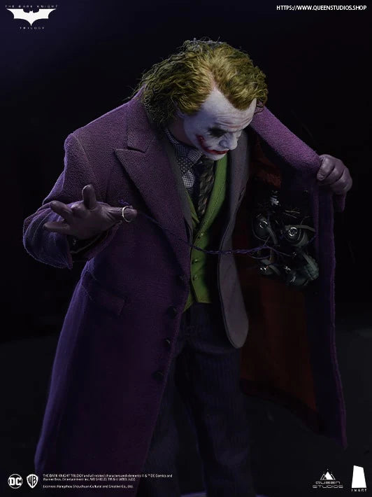 Queen Studios InArt The Dark Knight Joker (Heath Ledger) 1/6 Action Figure Twin Pack Rooted Hair Ver