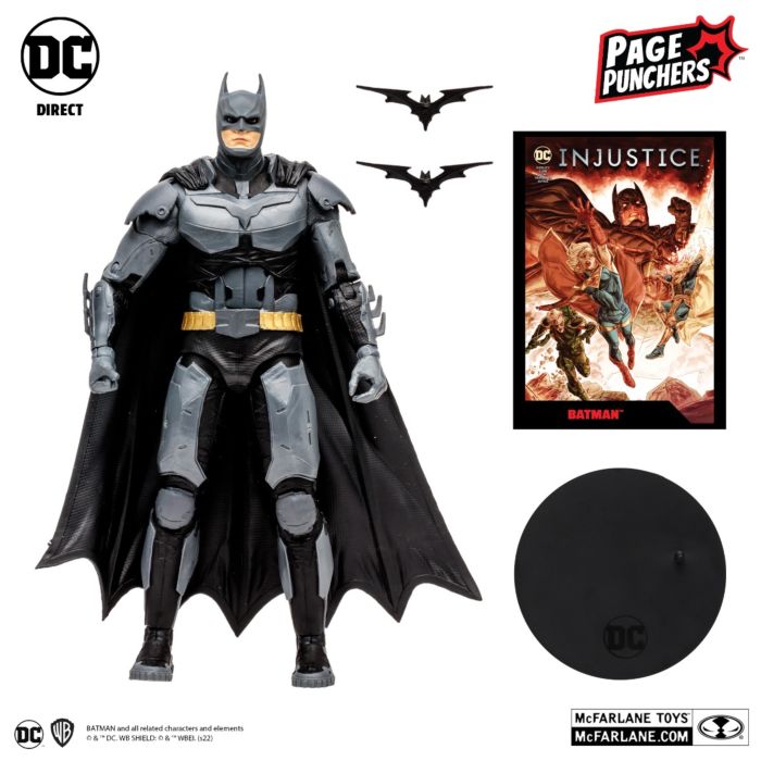 Injustice 2 - Batman Page Punchers 7” Scale Action Figure with Comic Book