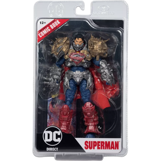 Superman: Ghosts of Krypton - Superman Page Punchers 7" Scale Action Figure with Comic Book