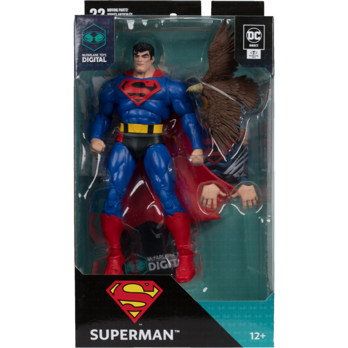 Superman - Superman (Our Worlds At War) DC Multiverse Mcfarlane Toys Digital 7" Scale Action Figure