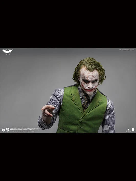 Queen Studios InArt The Dark Knight Joker (Heath Ledger) 1/6 Action Figure Twin Pack Rooted Hair Ver