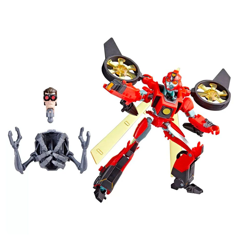Action Figure Transformers EarthSpark Deluxe Class – Twitch Terrestre 12,5 Cm Convertibile In Drone – Giocattolo Per Bambini 6+