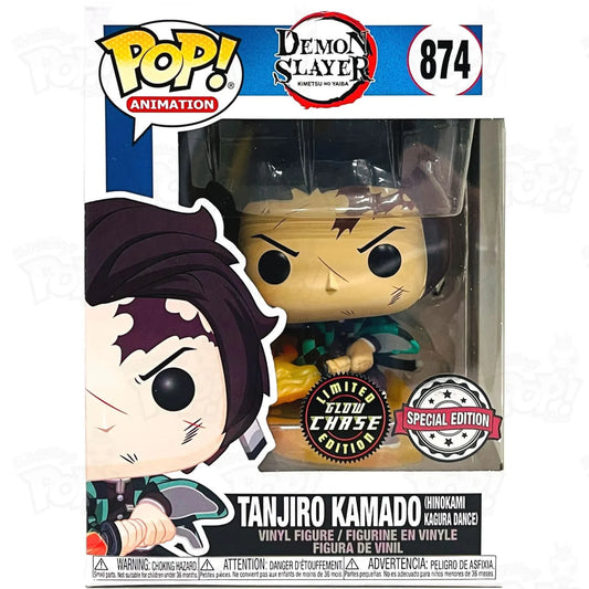 Tanjiro Kamado GLOW CHASE #874 Demon Slayer Funko Pop Vinyl
