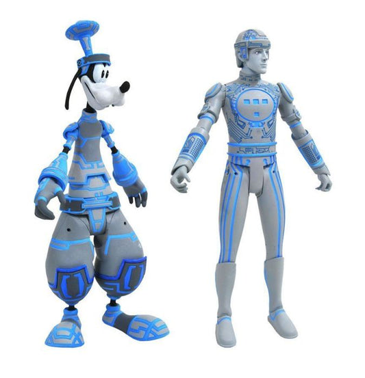 Kingdom Hearts II - Space Paranoids Goofy & Tron 1/10th Scale Action Figure 2-Pack