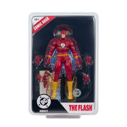 DC Comics - DC Multiverse The Flash Barry Allen (The Flash #123) 7" Action Figure with Comic