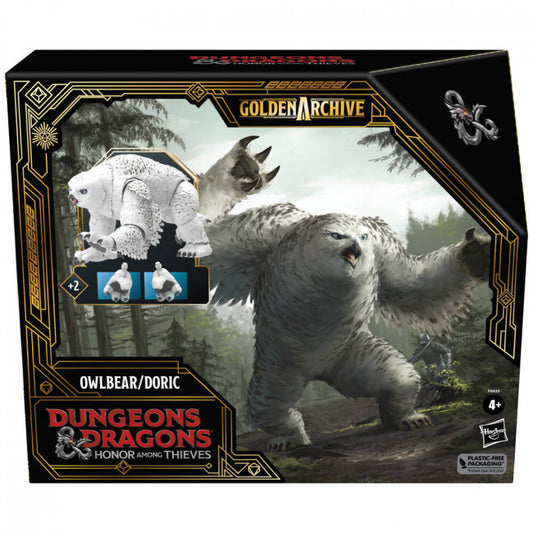 Dungeons & Dragons Honor Among Thieves Golden Archive Owlbear/Doric 6" Scale Action Figure