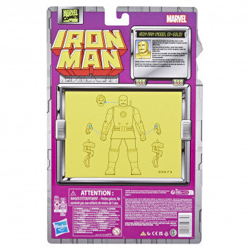 Marvel Legends Series: Iron Man (Model 01 - Gold)