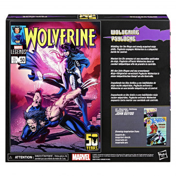 Marvel Legends Series: Wolverine and Psylocke