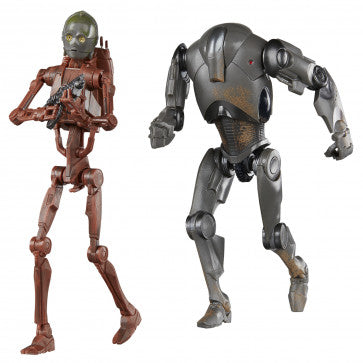 Star Wars The Black Series Attack of the Clones - C-3PO (B1 Battle Droid Body) & Super Battle Droid 2-Pack