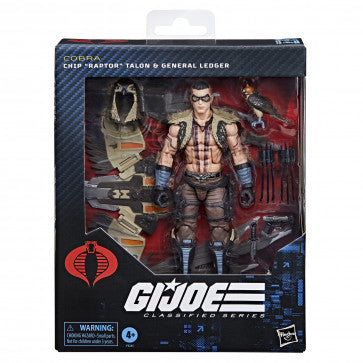 G.I. Joe Classified Series: #139 CHIP "RAPTOR" TALON & GENERAL LEDGER