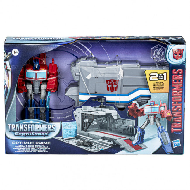 Transformers EarthSpark: Optimus Prime Battle Base Trailer