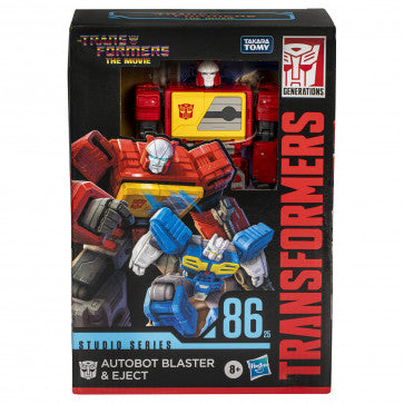 Transformers Studio Series: Voyager Class - Transformers The Movie: Autobot Blaster & Eject (86-25)