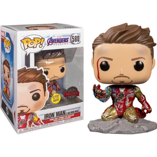 Avengers 4: Endgame - I Am Iron Man Glow Pop! Deluxe