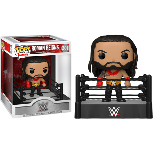 WWE - Roman Reigns in Ring Deluxe Pop! Vinyl Figure