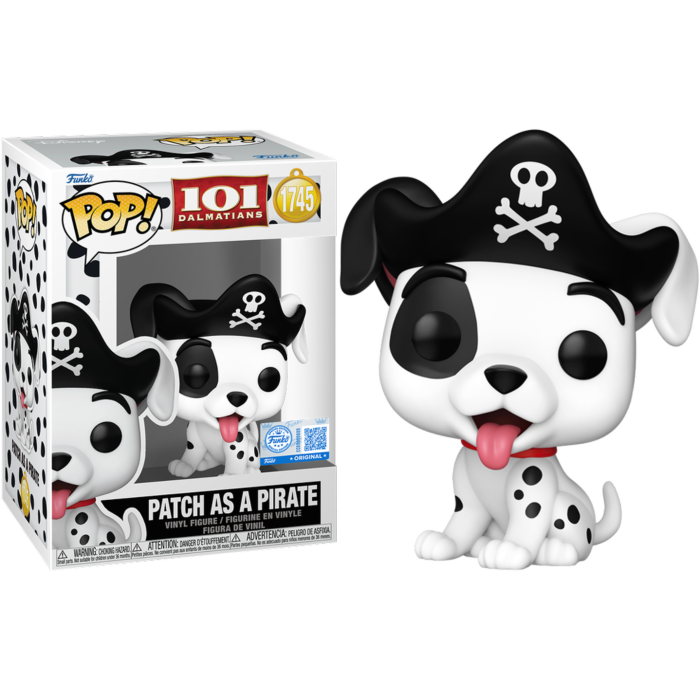 101 Dalmatians - Patch as a Pirate Pop! Vinyl Figure