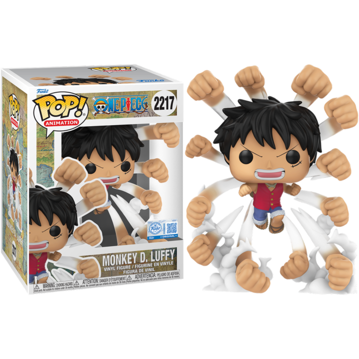 One Piece - Monkey D. Luffy (Gum Gum Gatling) Pop! Premium Vinyl Figure