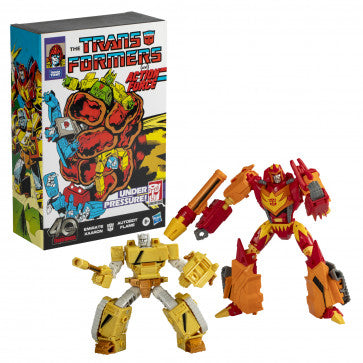 Transformers Generations: Comic Edition - Autobot Flame & Emirate Xaaron