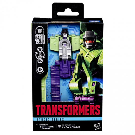 Transformers Studio Series Deluxe Class The Transformers: The Movie Constructicon Scavenger