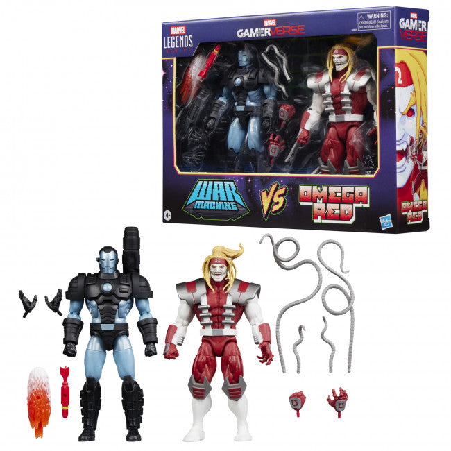 Marvel Legends Series Gamerverse Marvel's War Machine vs Marvel's Omega Red