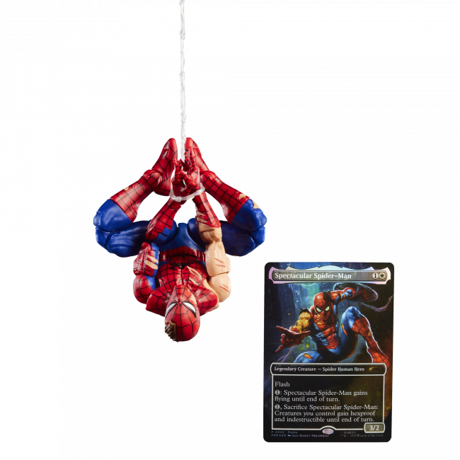 **Pre Order** Marvel Legends Series x Magic: The Gathering Battle-Damaged Spider-Man