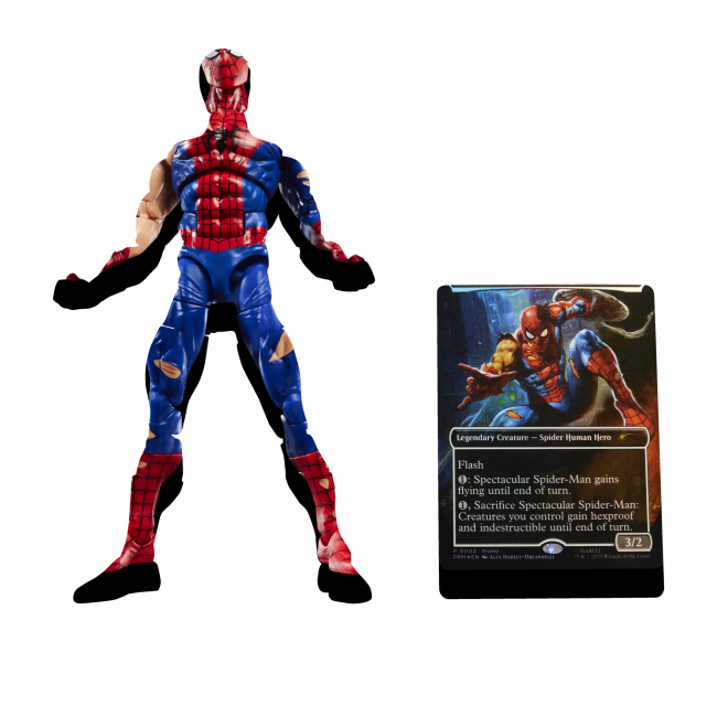 **Pre Order** Marvel Legends Series x Magic: The Gathering Battle-Damaged Spider-Man