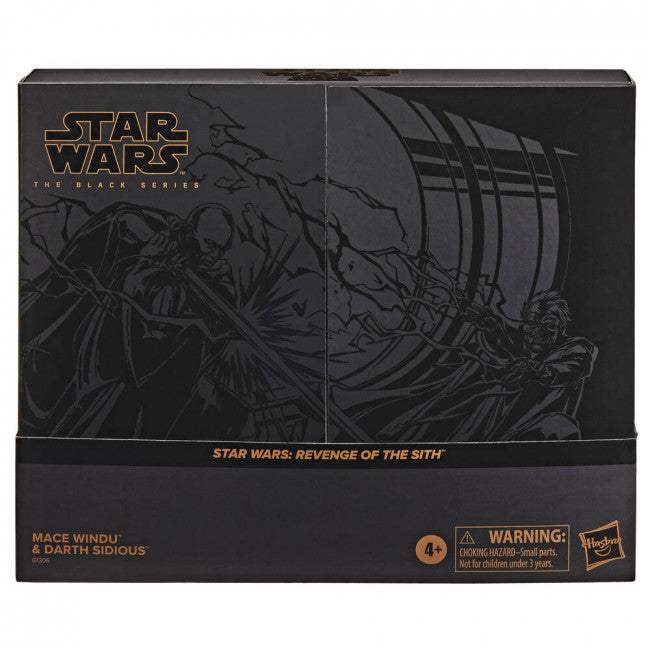 Star Wars The Black Series Mace Windu & Darth Sidious