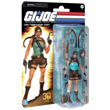 G.I. Joe Classified Series Retro Cardback Collaborative Lara Croft TOMB RAIDER **Pre-Order**