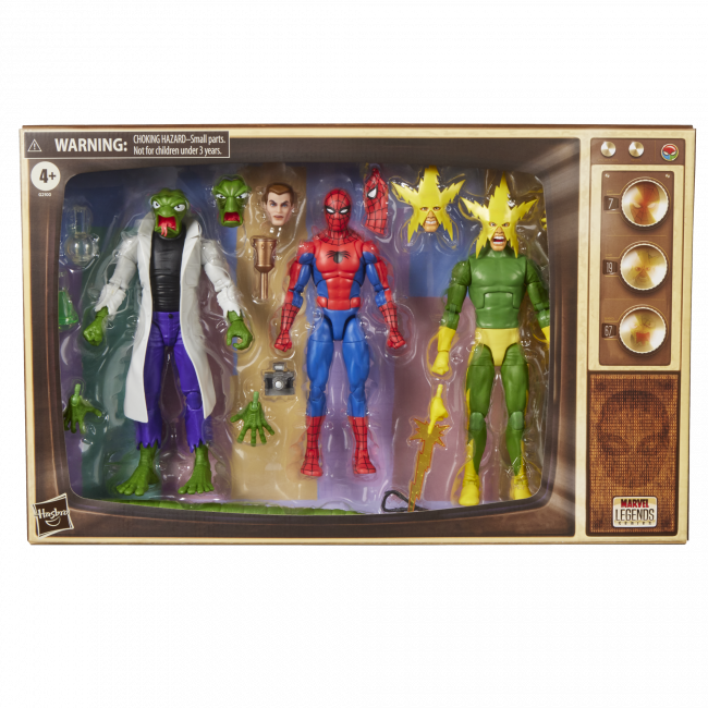 **Pre Order**Marvel Legends Series Spider-Man, Marvel's Lizard, & Marvel's Electro