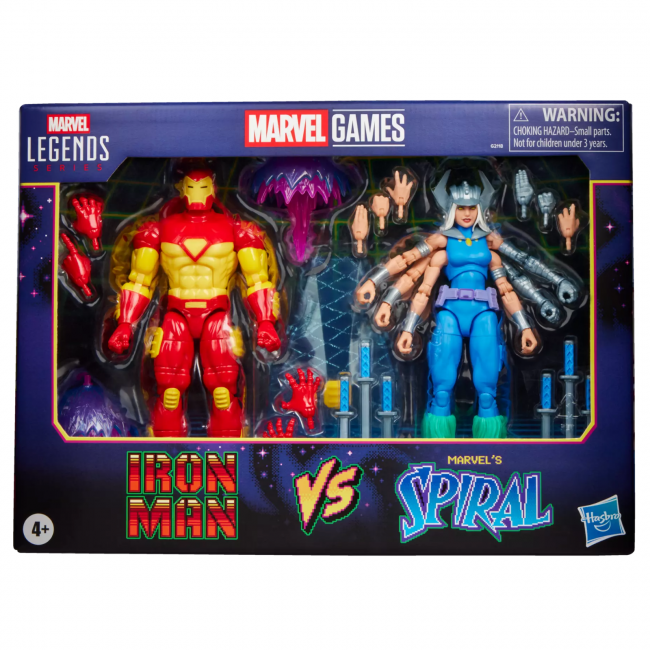 **Pre Order** Marvel Legends Series Marvel Games Iron Man vs Marvel's Spiral