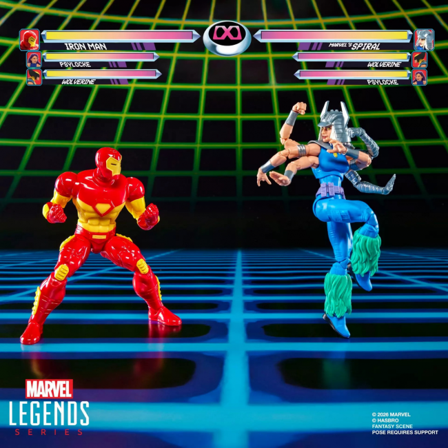 **Pre Order** Marvel Legends Series Marvel Games Iron Man vs Marvel's Spiral