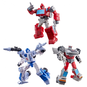 Transformers Age of the Primes Autobot Mirage, Ironhide, and Bluestreak