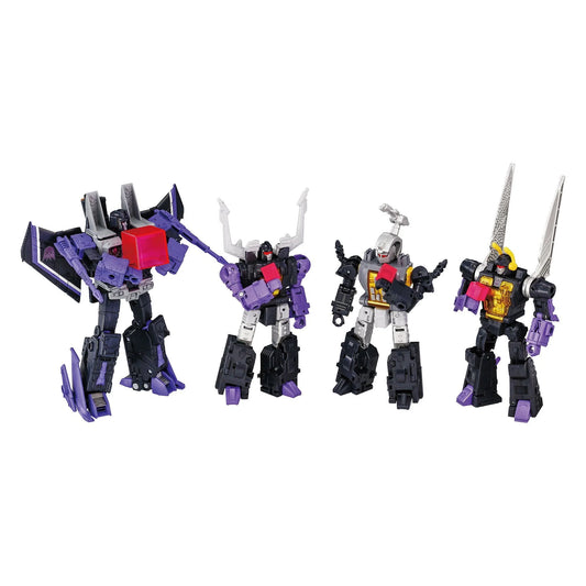 Transformers Takara Tomy Dramatic Capture Series Decepticons Part 2 Action Figures 4 Pack