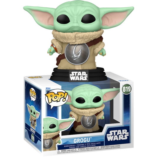 Star Wars: The Mandalorian & Grogu (2026) - Grogu with Crest Pop! Vinyl Figure