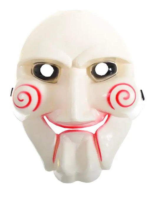 Saw Inspired Jigsaw Puppet Halloween Mask (plastic)