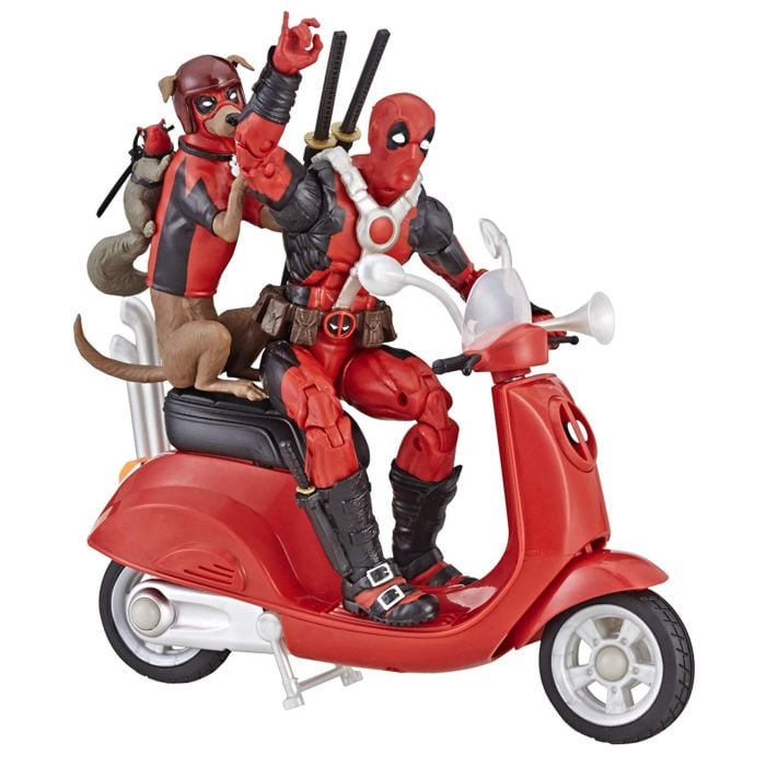 Deadpool - Ultimate Deadpool Corps Deadpool, Dogpool & Squirrelpool with Scooter Marvel Legends 6" Action Figure 4-Pack