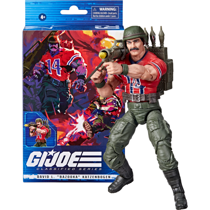 G.I. Joe - David L. "Bazooka" Katzenbogen Classified Series 6" Scale Action Figure