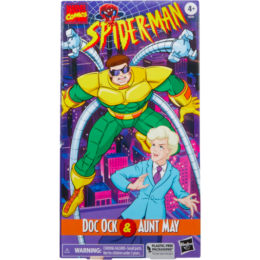 Spider-Man: The Animated Series - Doctor Octopus & Aunt May VHS Marvel Legends 6" Scale Action Figure 2-Pack