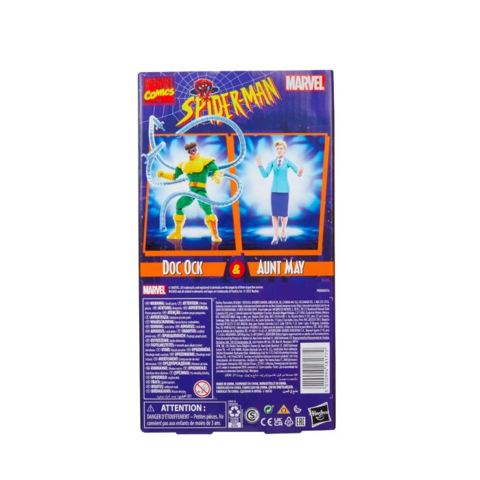 Spider-Man: The Animated Series - Doctor Octopus & Aunt May VHS Marvel Legends 6" Scale Action Figure 2-Pack