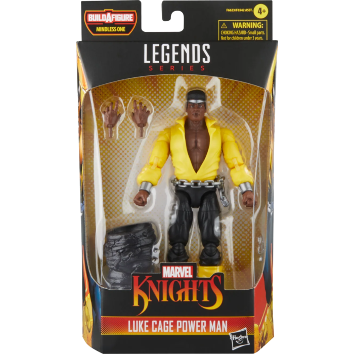 Marvel Knights - Luke Cage Power Man Marvel Legends 6" Scale Action Figure (Mindless One Build-A-Figure)