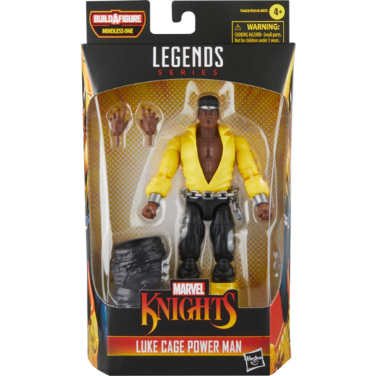 Marvel Knights - Luke Cage Power Man Marvel Legends 6" Scale Action Figure (Mindless One Build-A-Figure)