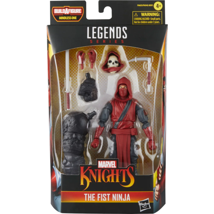 Marvel Knights - The Fist Ninja Marvel Legends 6" Scale Action Figure (Mindless One Build-A-Figure)