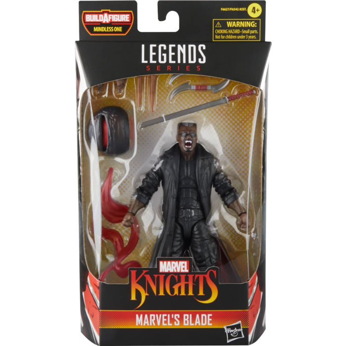 Marvel Knights - Blade Marvel Legends 6" Scale Action Figure (Mindless One Build-A-Figure)