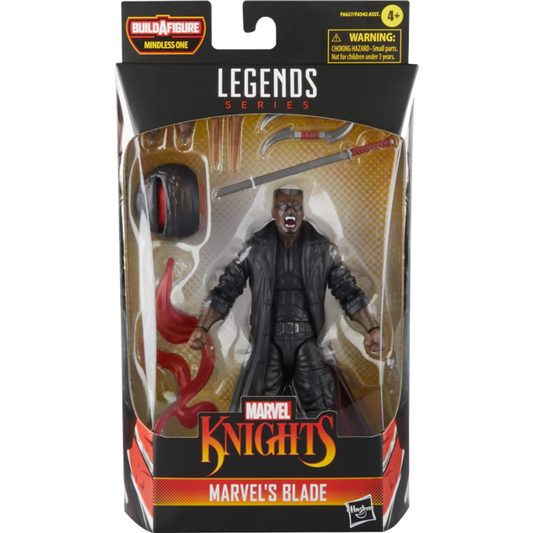 Marvel Knights - Blade Marvel Legends 6" Scale Action Figure (Mindless One Build-A-Figure)